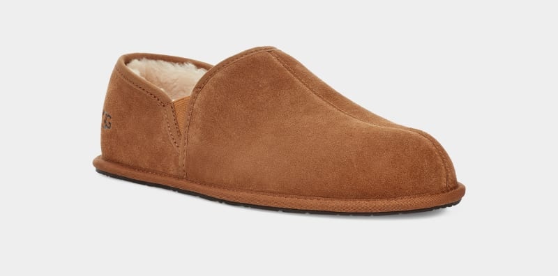 Brown Ugg Scuff Romeo Ii Men's Slippers | South Africa-9730681