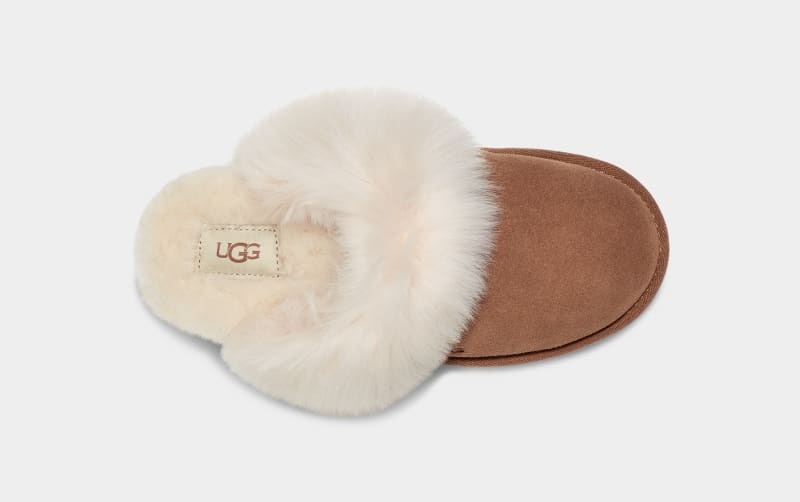 Brown Ugg Scuff Sis Women's Slippers | South Africa-5714683