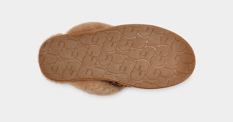 Brown Ugg Scuffette Ii Speckles Women's Slippers | South Africa-7645189