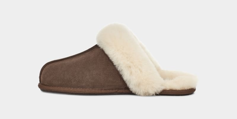 Brown Ugg Scuffette Ii Women's Slippers | South Africa-9274108