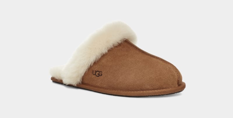 Brown Ugg Scuffette Ii Women's Slippers | South Africa-1237049