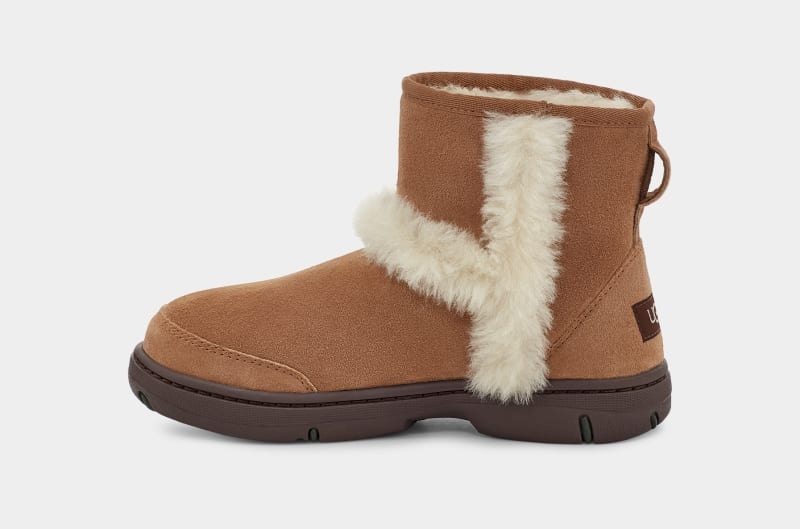 Brown Ugg Sunburst Mini Women's Winter Boots | South Africa-4391076