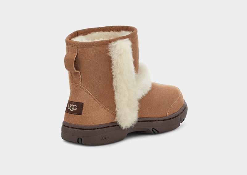 Brown Ugg Sunburst Mini Women's Winter Boots | South Africa-4391076