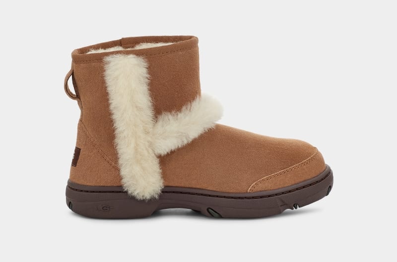 Brown Ugg Sunburst Mini Women\'s Winter Boots | South Africa-4391076