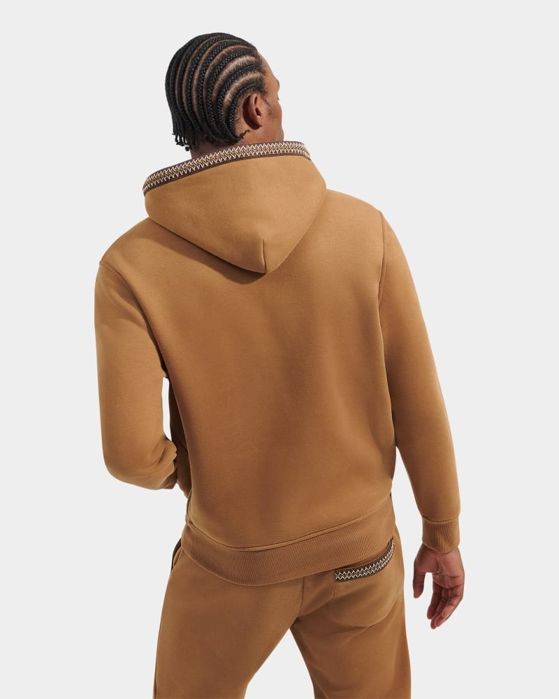 Brown Ugg Tasman Men's Hoodie | South Africa-2609581