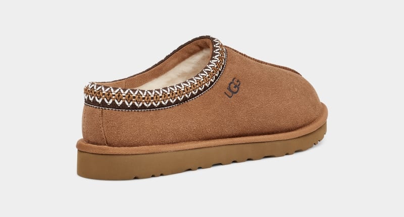 Brown Ugg Tasman Men's Slippers | South Africa-8049235