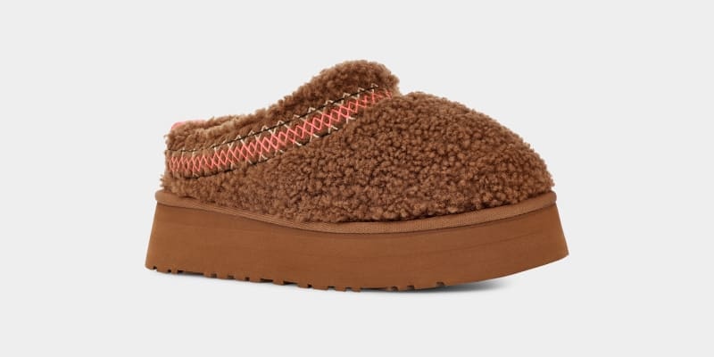 Brown Ugg Tazz Ugg Braid Women's Clogs | South Africa-6247813