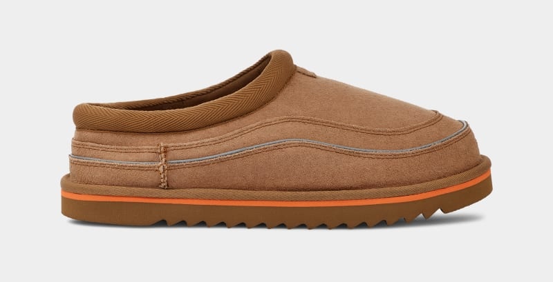 Brown / Orange Ugg Tasman Cali Wave Men\'s Clogs | South Africa-2947850