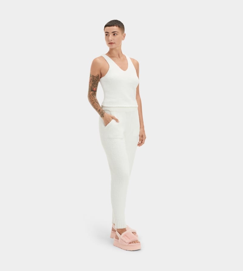 Cream Ugg Dulcie Knit Women's Tops | South Africa-2103469