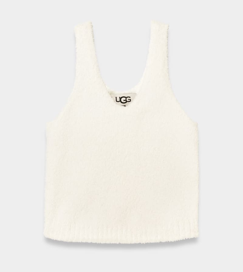 Cream Ugg Dulcie Knit Women's Tops | South Africa-2103469