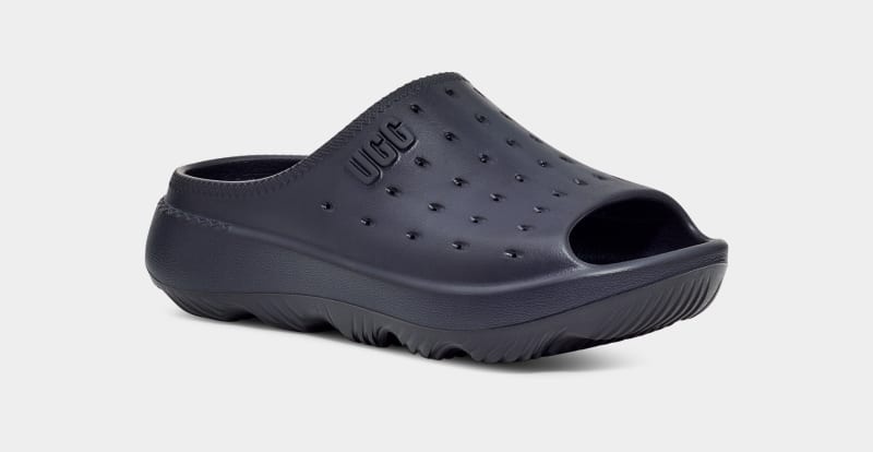 Dark Blue Ugg It Men's Slides | South Africa-7543198