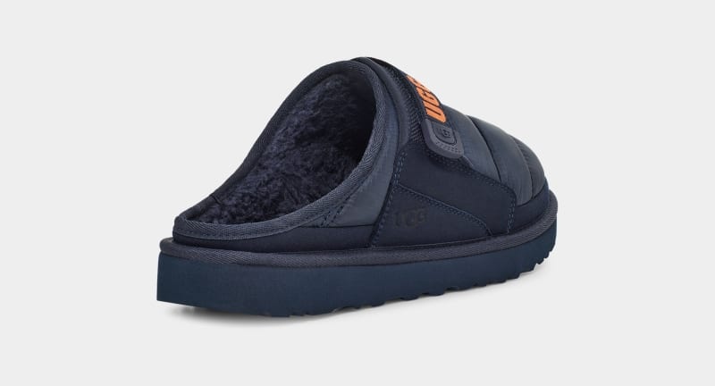 Dark Blue / Orange Ugg Dune Slip-On Lta Men's Slippers | South Africa-8570341