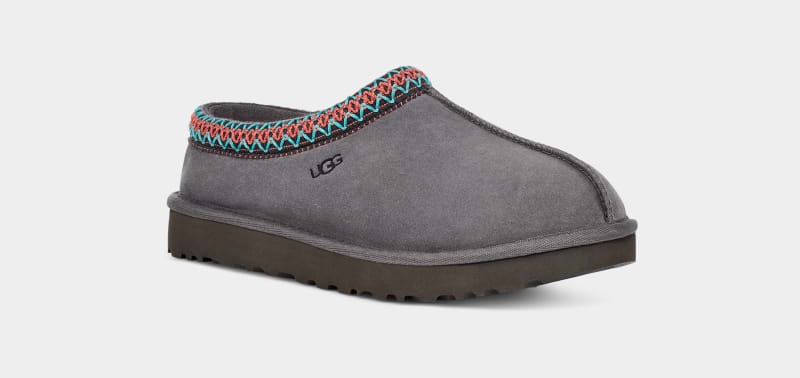 Dark Grey Ugg Tasman Women's Slippers | South Africa-0973428