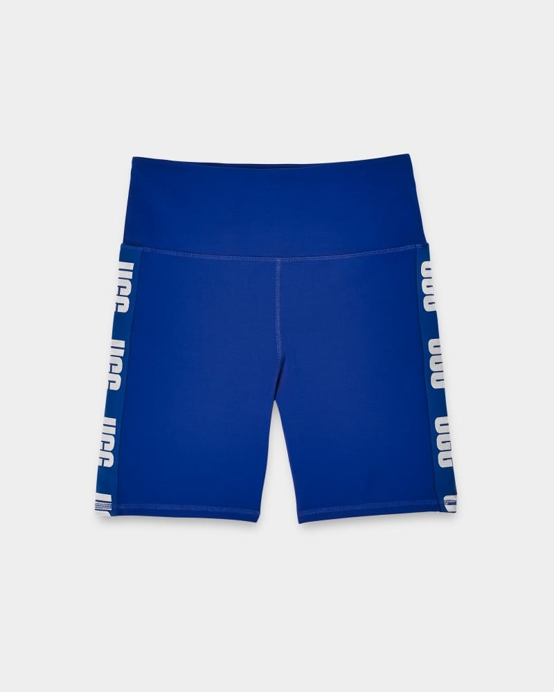 Deep Blue Ugg Hayleigh Logo Biker Women's Shorts | South Africa-9752830