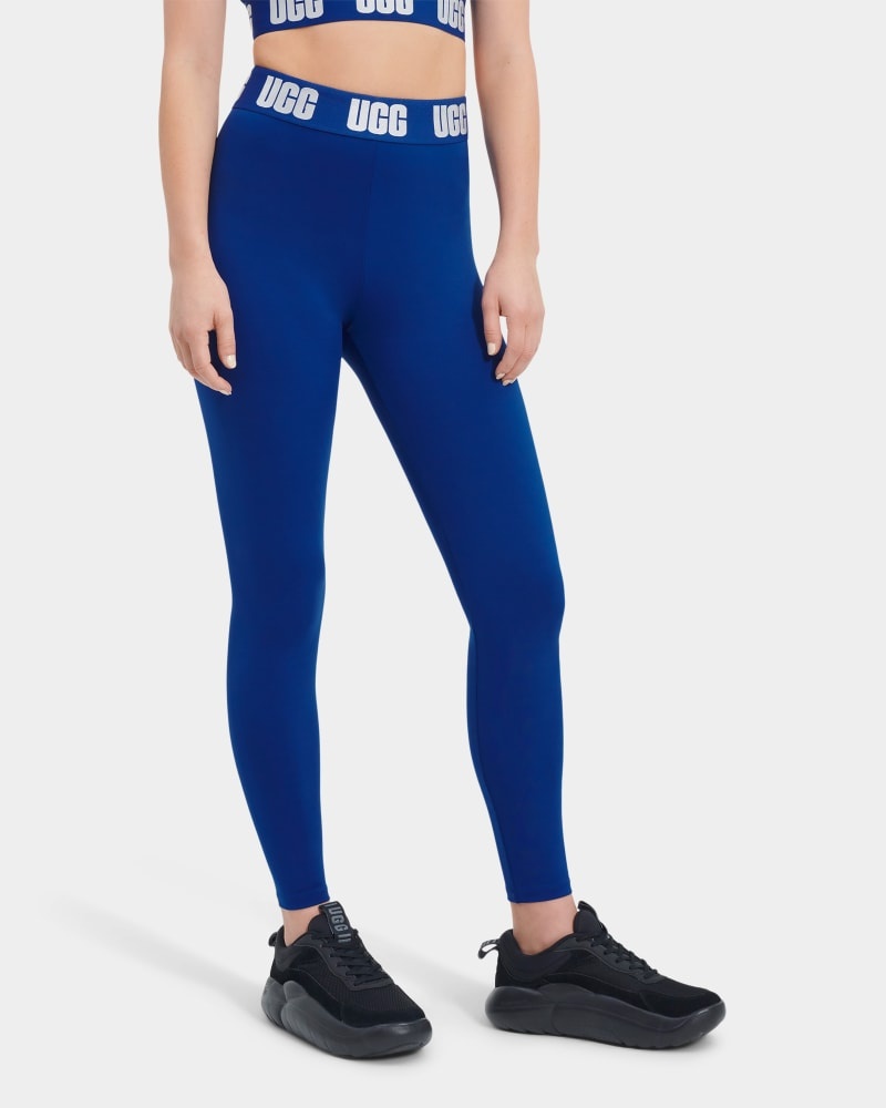 Deep Blue Ugg Mckena Logo Women's Leggings | South Africa-2098745