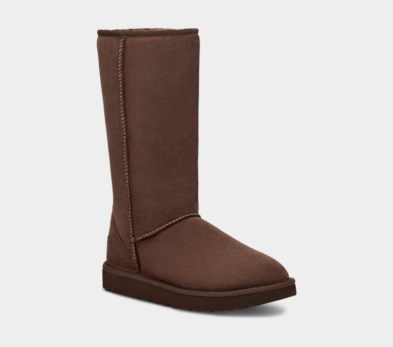 Deep Brown Ugg Classic Tall Ii Women's Boots | South Africa-9082317