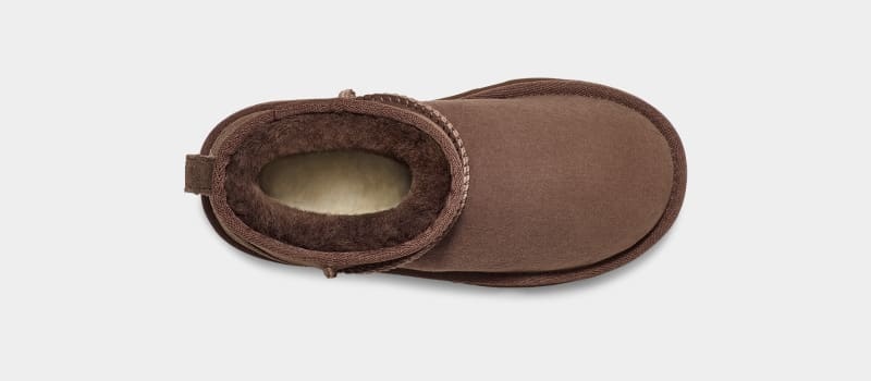 Deep Brown Ugg Classic Ultra Mini Kids' Boots | South Africa-4023198