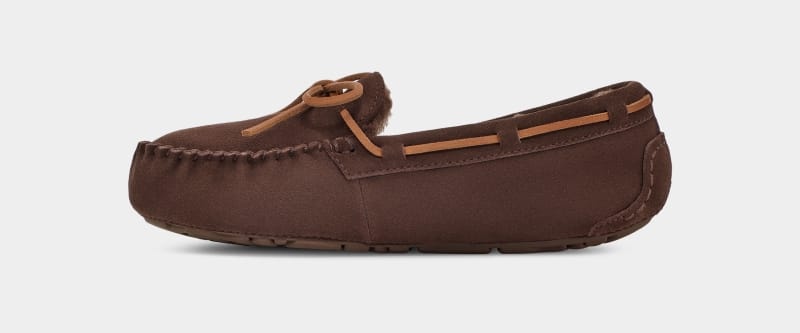 Deep Brown Ugg Dakota Women's Moccasins | South Africa-0231768