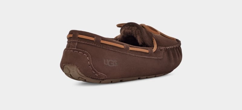 Deep Brown Ugg Dakota Women's Moccasins | South Africa-0231768