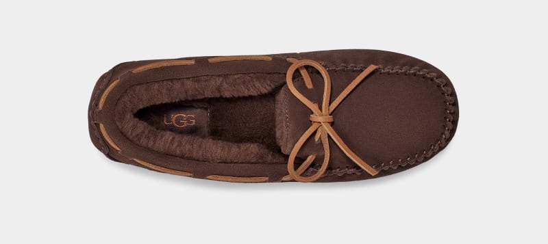 Deep Brown Ugg Dakota Women's Moccasins | South Africa-0231768