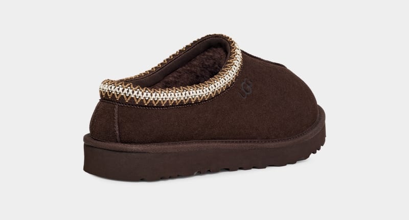 Deep Brown Ugg Tasman Men's Slippers | South Africa-6715893