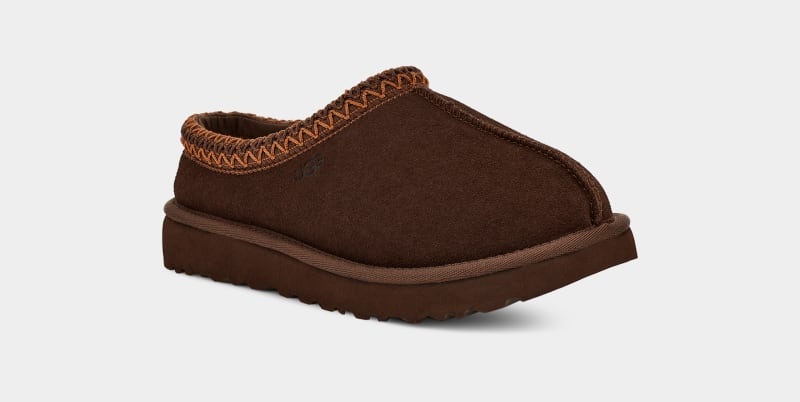 Deep Brown Ugg Tasman Women's Slippers | South Africa-7416389