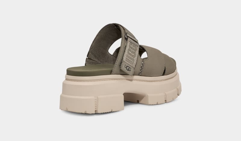 Green Ugg Ashton Women's Slides | South Africa-7659824