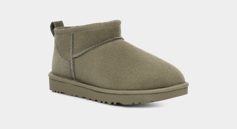 Green Ugg Classic Ultra Mini Women's Boots | South Africa-4752813