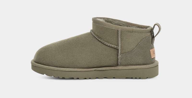 Green Ugg Classic Ultra Mini Women's Boots | South Africa-4752813