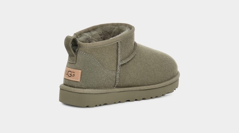 Green Ugg Classic Ultra Mini Women's Boots | South Africa-4752813