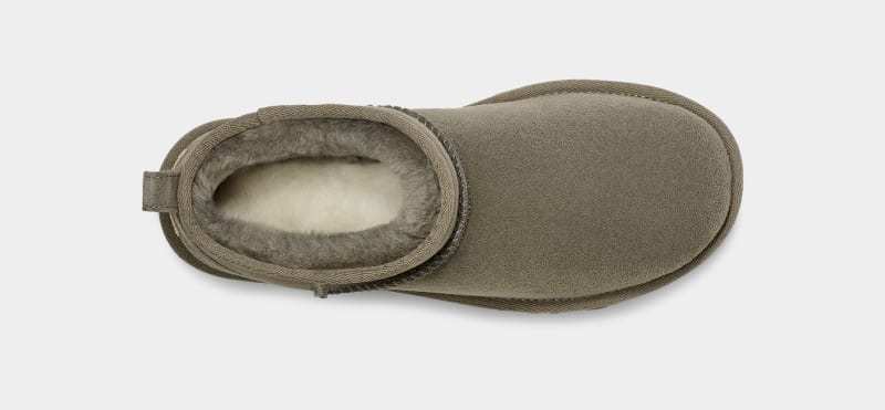 Green Ugg Classic Ultra Mini Women's Boots | South Africa-4752813