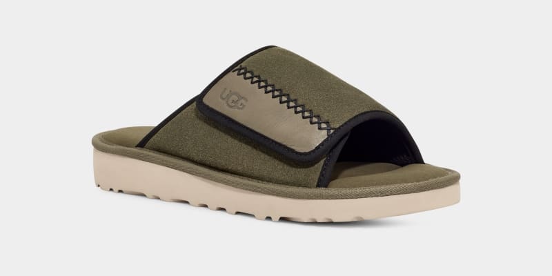 Green Ugg Goldencoast Men's Slides | South Africa-9638027