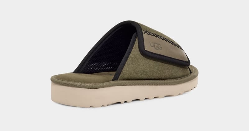 Green Ugg Goldencoast Men's Slides | South Africa-9638027