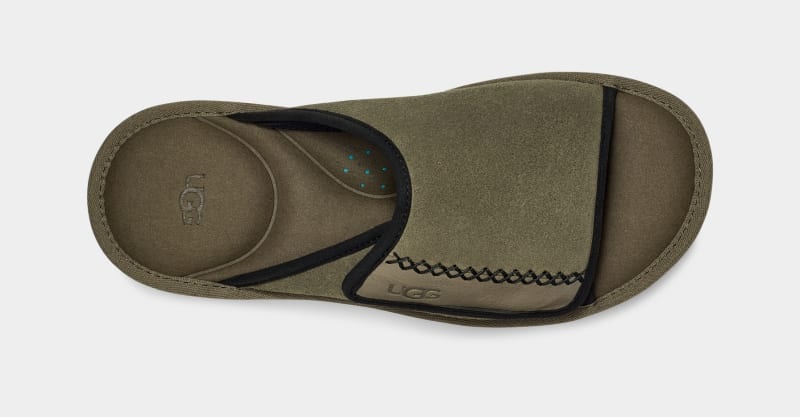 Green Ugg Goldencoast Men's Slides | South Africa-9638027