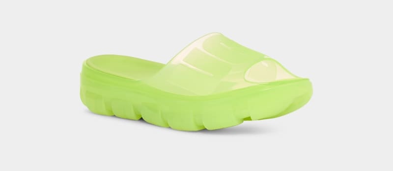 Green Ugg Jella Clear Women's Slides | South Africa-5860972