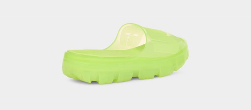 Green Ugg Jella Clear Women's Slides | South Africa-5860972