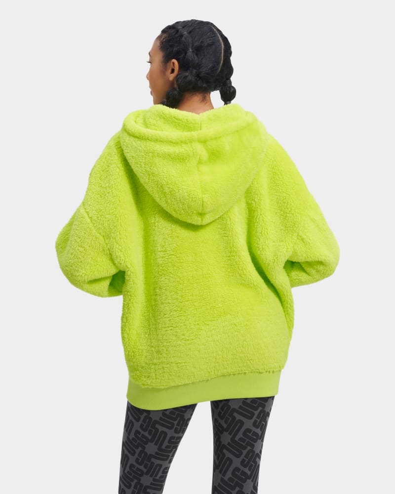 Green Ugg Loyra Sherpa Women's Hoodie | South Africa-6917345