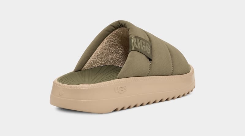 Green Ugg Maxxer Men's Slides | South Africa-3124576