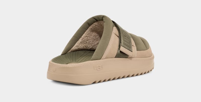 Green Ugg Maxxer Strap Men's Slides | South Africa-7239105