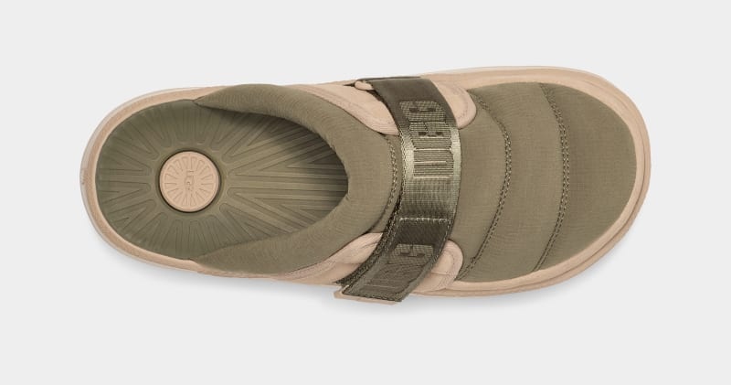 Green Ugg Maxxer Strap Men's Slides | South Africa-7239105