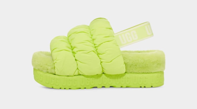 Green Ugg Scrunchita Women's Slippers | South Africa-6715420