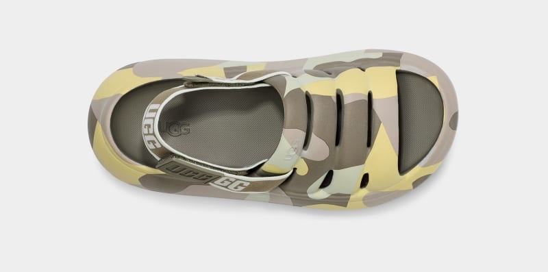 Green Ugg Sport Yeah Camopop Women's Slides | South Africa-3478065