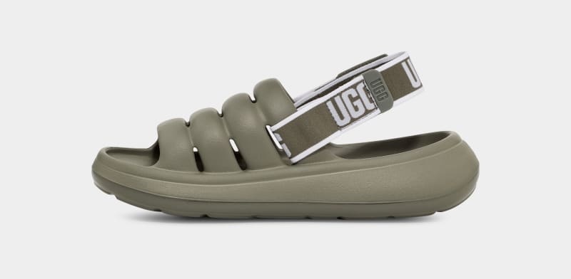 Green Ugg Sport Yeah Women's Slides | South Africa-9628705