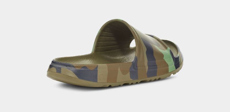 Green Ugg Wilcox Camopop Men's Slides | South Africa-7095812