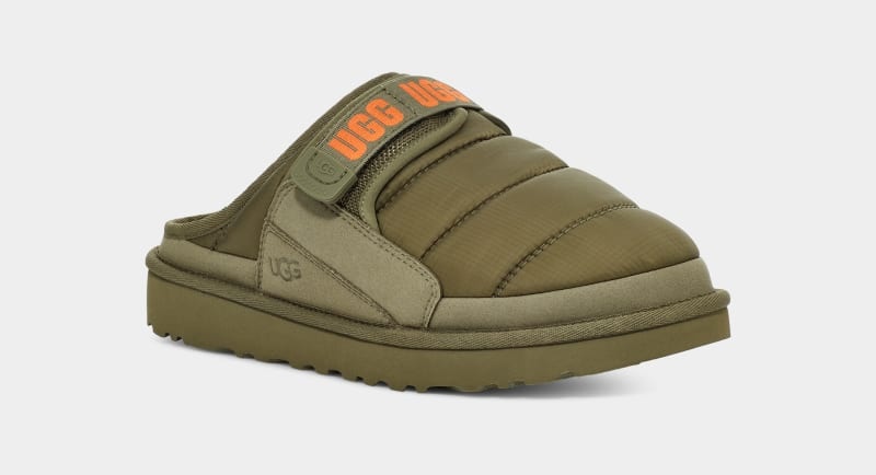 Green / Orange Ugg Dune Slip-On Lta Men's Slippers | South Africa-9018463