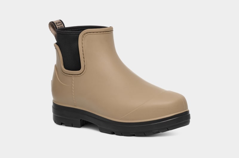 Grey Brown Ugg Droplet Women's Chelsea Boots | South Africa-0856471