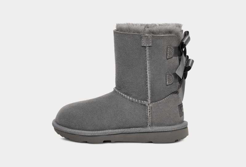 Grey Ugg Bailey Bow Ii Kids' Winter Boots | South Africa-5491603