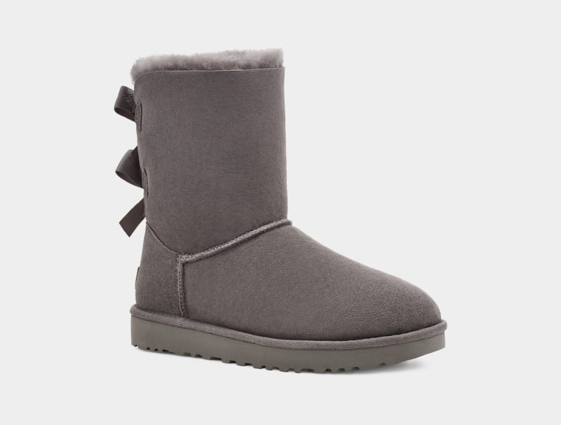 Grey Ugg Bailey Bow Ii Women's Winter Boots | South Africa-9057642