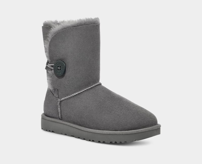 Grey Ugg Bailey Button Ii Women's Winter Boots | South Africa-2457068