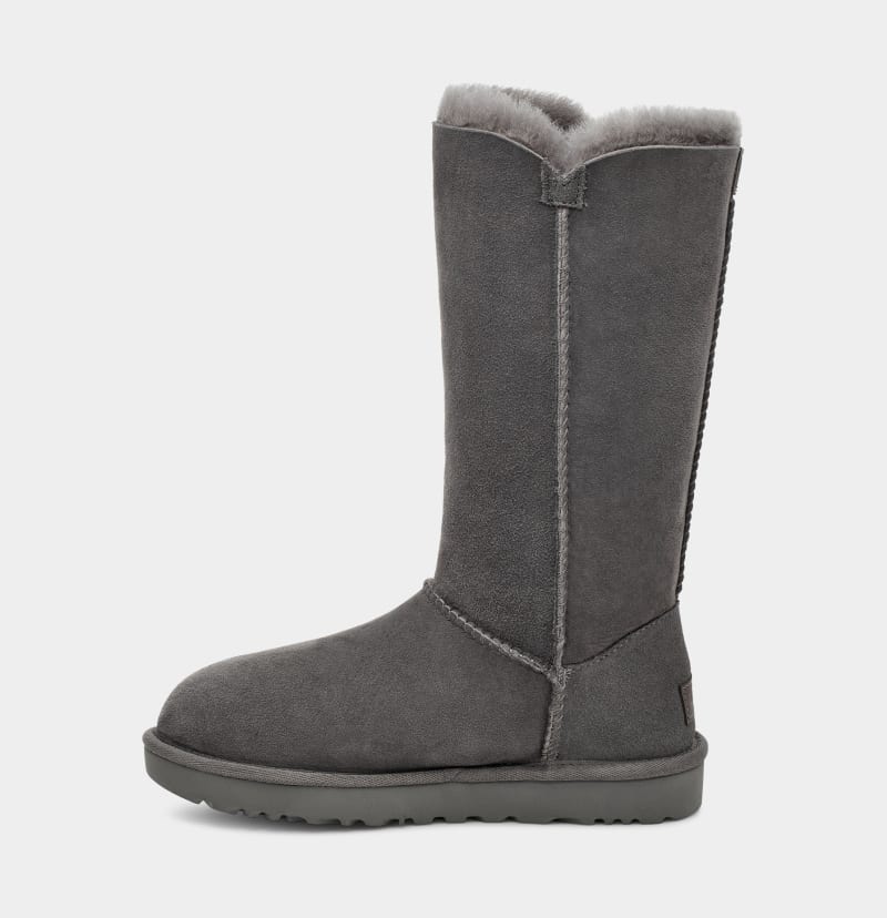 Grey Ugg Bailey Button Triplet Ii Women's Boots | South Africa-0452967